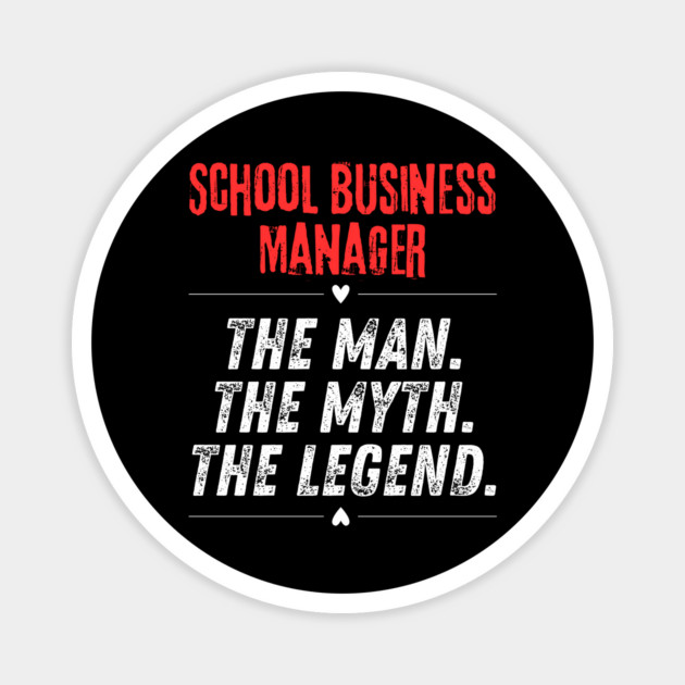 School Business Manager Magnet by BlackMeme94