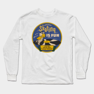 Vintage Roller Skating Arkansas Long Sleeve T-Shirt