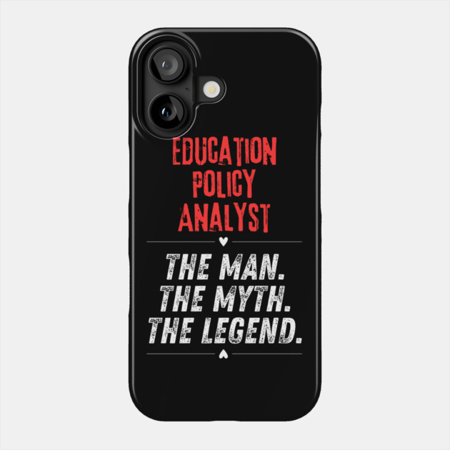 Education Policy Analyst Phone Case by BlackMeme94