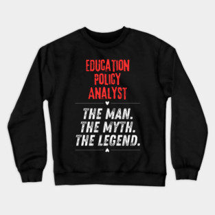 Education Policy Analyst Crewneck Sweatshirt