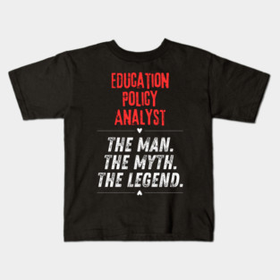 Education Policy Analyst Kids T-Shirt