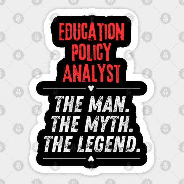Education Policy Analyst Sticker by BlackMeme94
