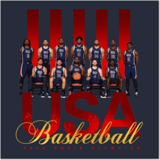 USA National Basketball Team Posters and Art