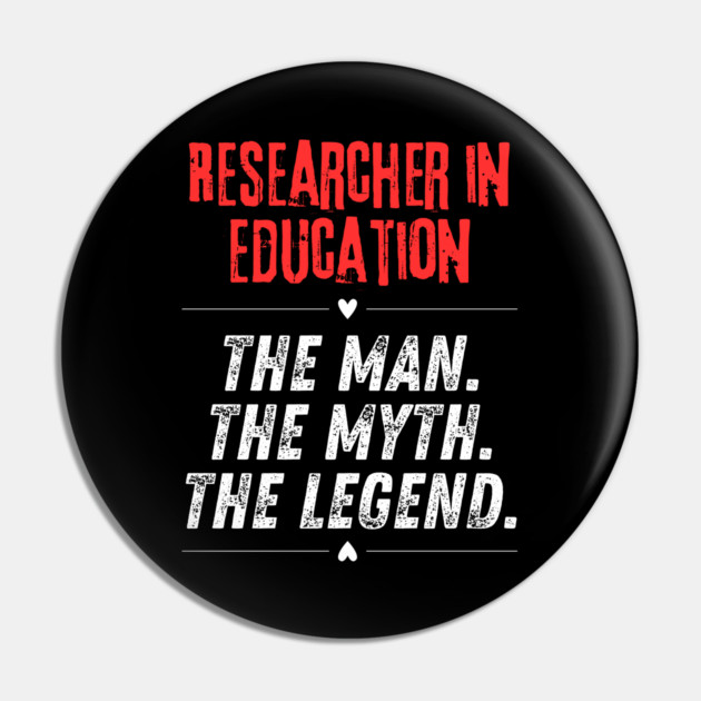 Researcher in Education Pin by BlackMeme94
