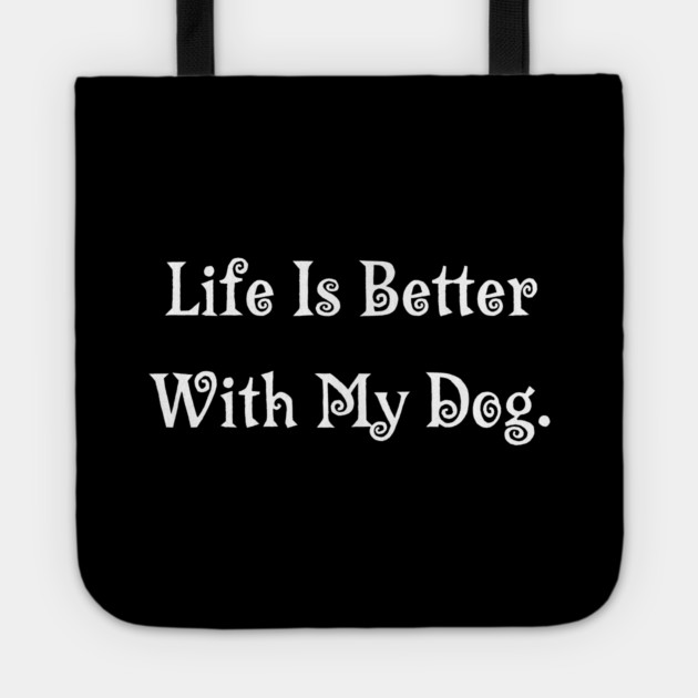 Dog-Lover-Gift Tote by BlackMeme94