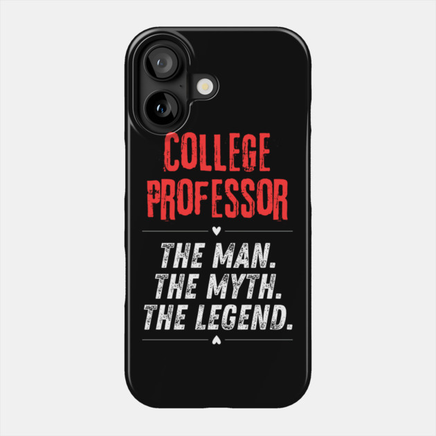 College Professor Phone Case by BlackMeme94