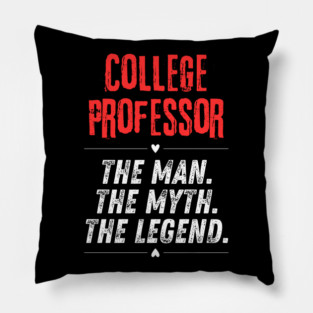 College Professor Pillow