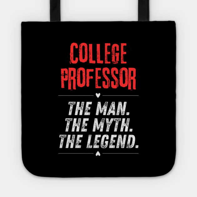 College Professor Tote by BlackMeme94