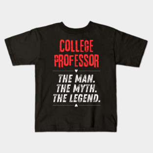 College Professor Kids T-Shirt