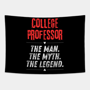College Professor Tapestry