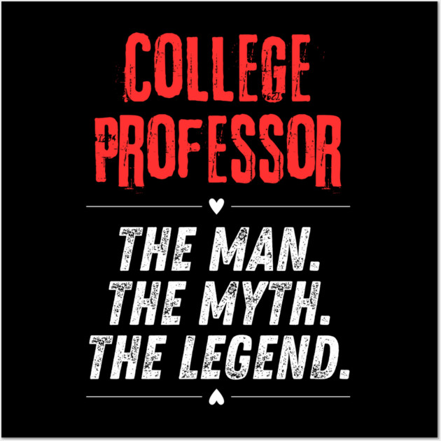 College Professor Wall Art by BlackMeme94
