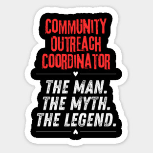 Community Outreach Coordinator Sticker