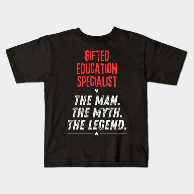 Gifted Education Specialist Kids T-Shirt by BlackMeme94