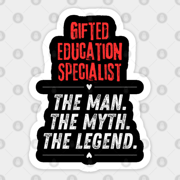 Gifted Education Specialist Sticker by BlackMeme94