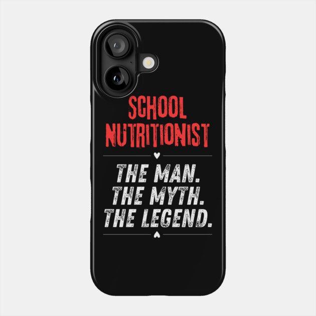 School Nutritionist Phone Case by BlackMeme94