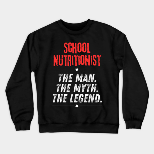 School Nutritionist Crewneck Sweatshirt by BlackMeme94