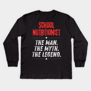 School Nutritionist Kids Long Sleeve T-Shirt