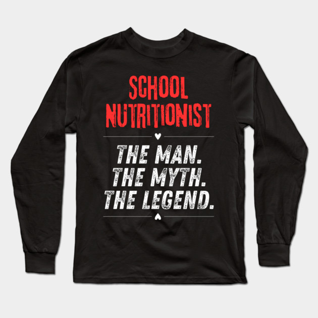 School Nutritionist Long Sleeve T-Shirt by BlackMeme94