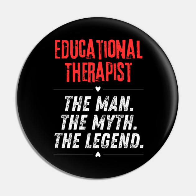 Educational Therapist Pin by BlackMeme94