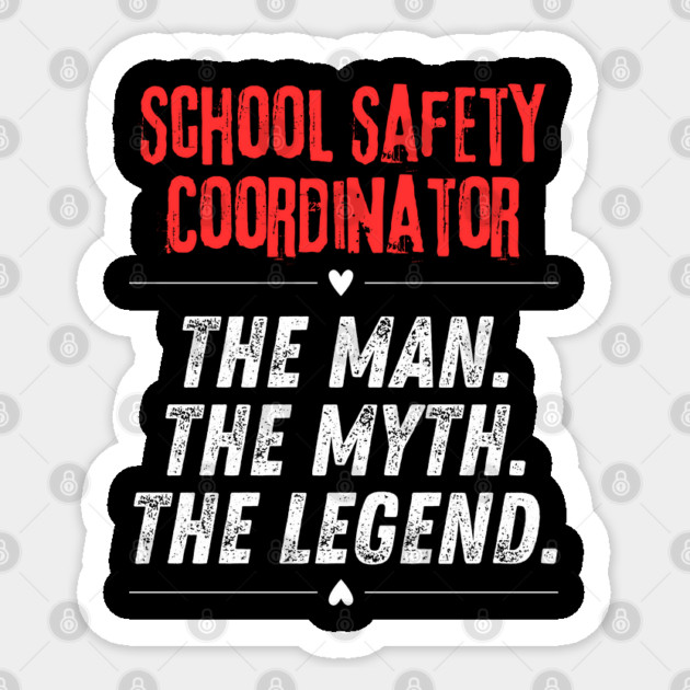 School Safety Coordinator Sticker by BlackMeme94