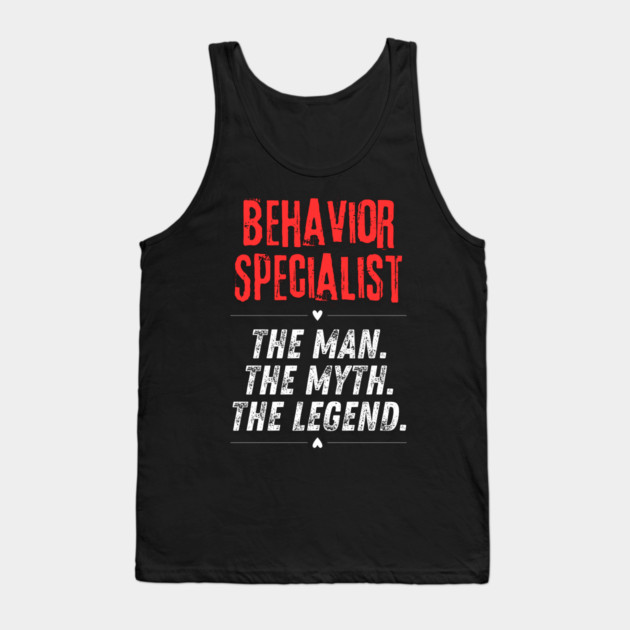 Behavior Specialist Tank Top by BlackMeme94