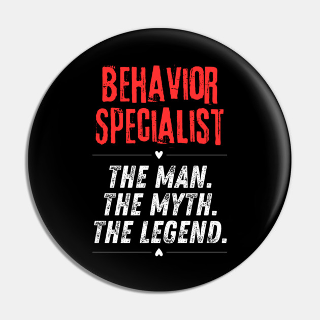 Behavior Specialist Pin by BlackMeme94