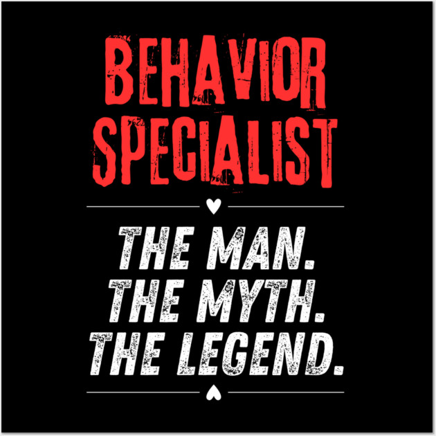 Behavior Specialist Wall Art by BlackMeme94