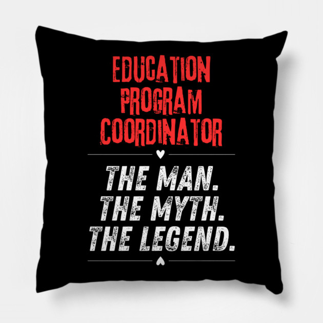 Education Program Coordinator Pillow by BlackMeme94