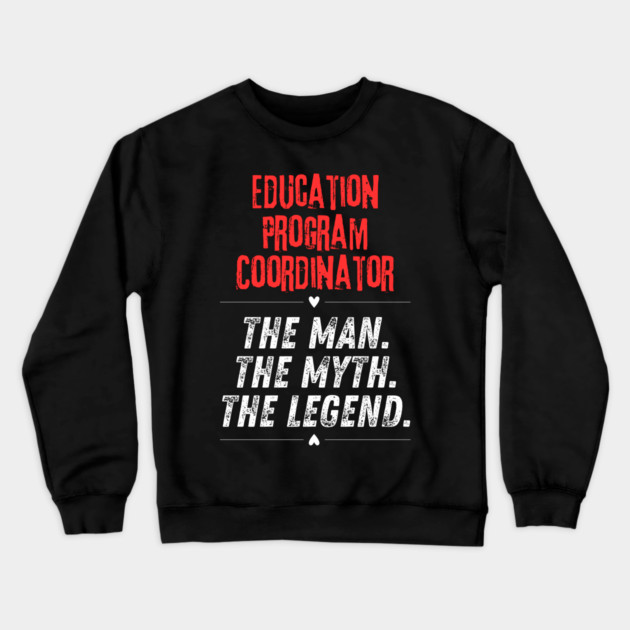 Education Program Coordinator Crewneck Sweatshirt by BlackMeme94