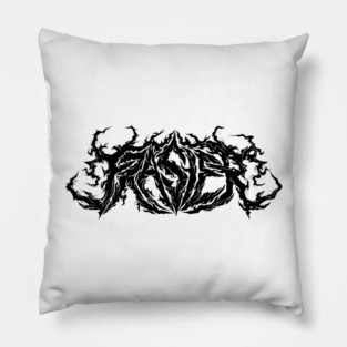 Frasier Metal Logo - Black Pillow
