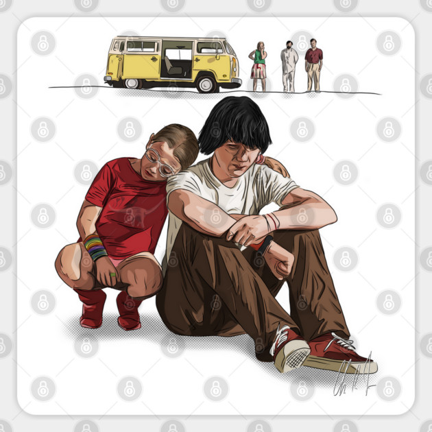 Little Miss Sunshine: Colorblind Sticker by 51Deesigns