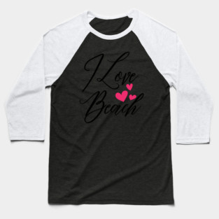 Beach Lover Baseball T-Shirt
