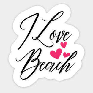 Beach Lover Sticker