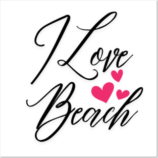 Beach Lover Posters and Art