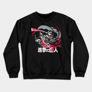 Attack on Titan Intense Levi Ackerman Crewneck Sweatshirt