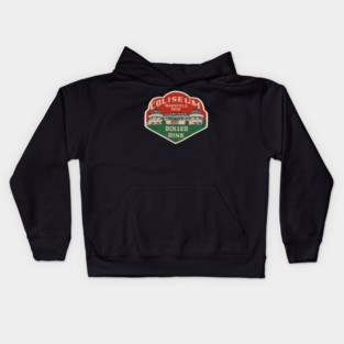 Vintage Roller Skating Mansfield Ohio Kids Hoodie