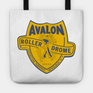 Vintage Roller Skating Newburgh New York Tote