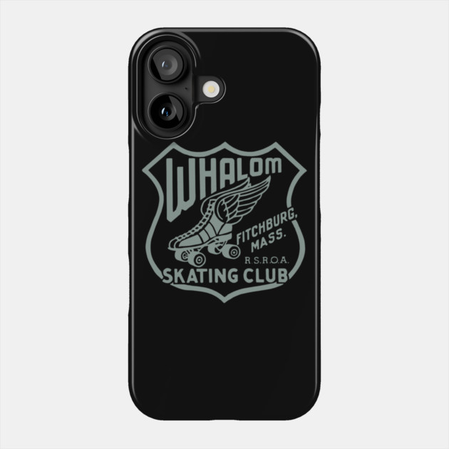 Vintage Roller Skating Fitchburg Massachusetts Phone Case by Timeless Chaos