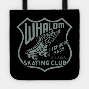 Vintage Roller Skating Fitchburg Massachusetts Tote
