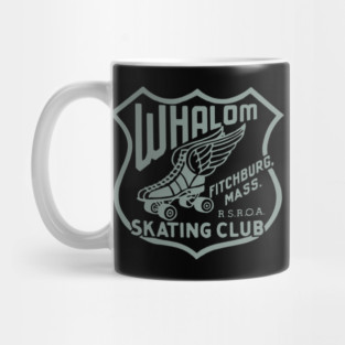 Vintage Roller Skating Fitchburg Massachusetts Mug