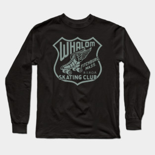 Vintage Roller Skating Fitchburg Massachusetts Long Sleeve T-Shirt