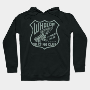 Vintage Roller Skating Fitchburg Massachusetts Hoodie