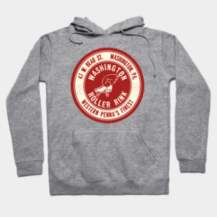 Vintage Roller Skating Washington Pennsylvania Hoodie