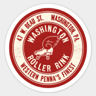 Vintage Roller Skating Washington Pennsylvania Magnet