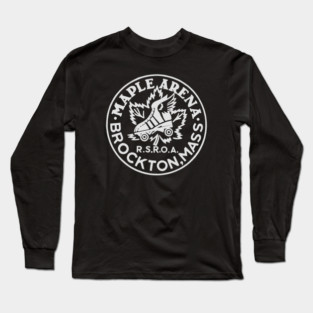 Vintage Roller Skating Brockton Massachusetts Long Sleeve T-Shirt