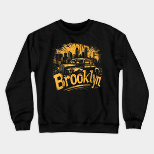 Brooklyn New York Vintage Crewneck Sweatshirt