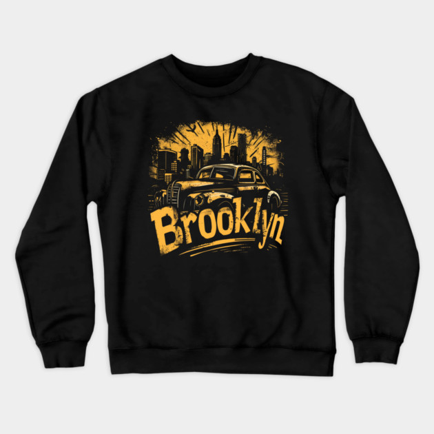 Brooklyn New York Vintage Crewneck Sweatshirt by Timeless Chaos