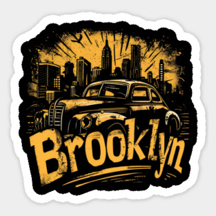 Brooklyn New York Vintage Magnet