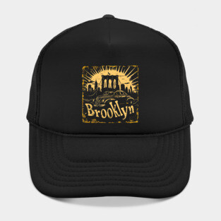 Brooklyn New York Vintage Gangster Hat