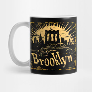 Brooklyn New York Vintage Gangster Mug